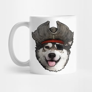 Alaskan Malamute Pirate Mug